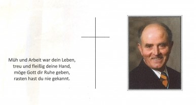 Handl Josef unterstützendes Mitglied kl