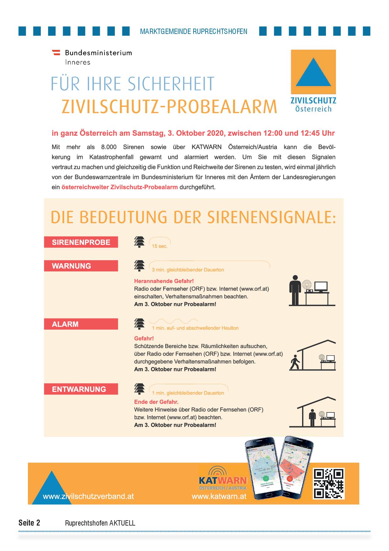sirenenprobe 2018